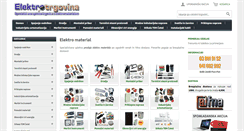 Desktop Screenshot of elektrotrgovina.si